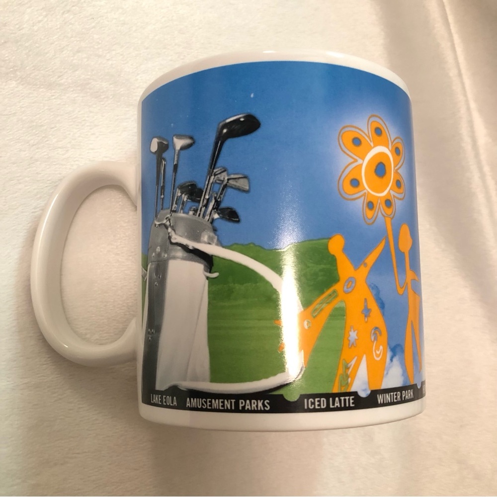 1998 STARBUCKS Orlando Coffee MUG Cup COLLECTOR Vintage Jumbo 20 Oz Florida - Picture 3 of 6